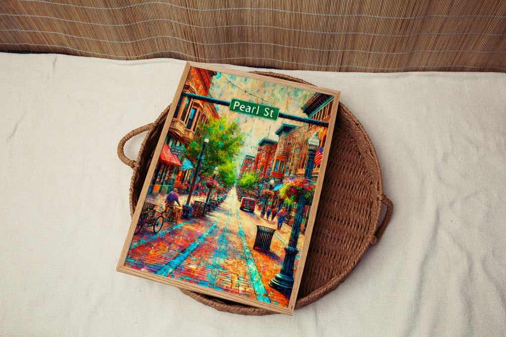 Pearl Street Wall Art - Boulder, Colorado, USA