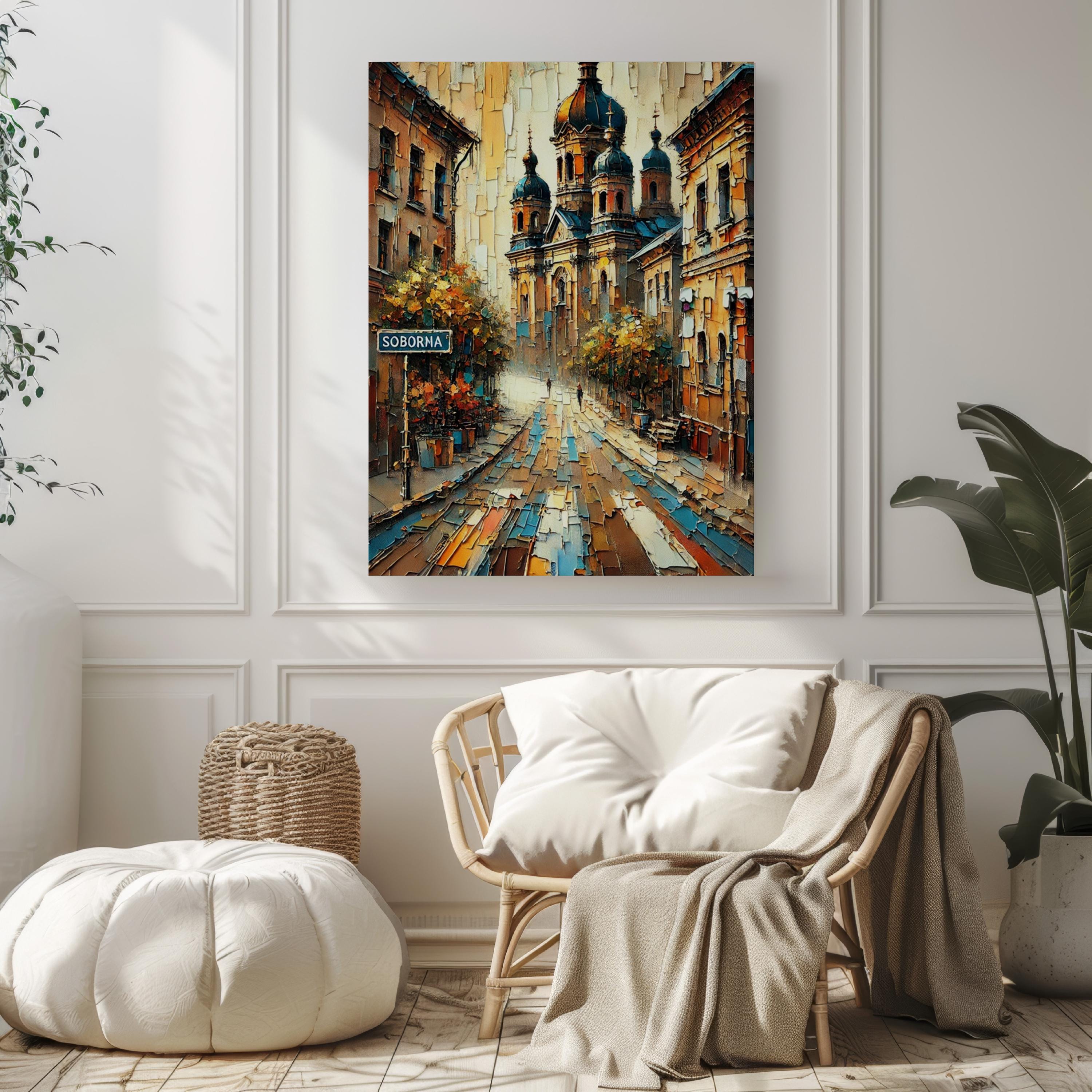 Soborna Street Print - Rivne, Ukraine
