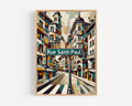 Rue Saint-Paul Print Vintage - Paris, France