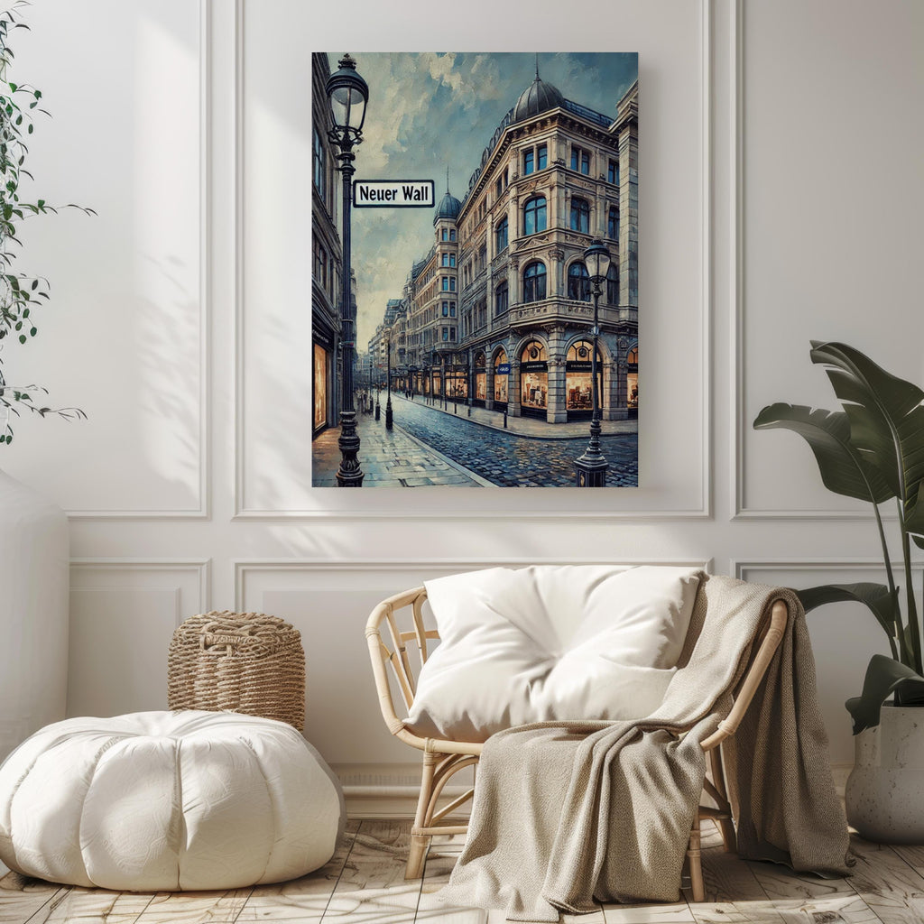 Neuer Wall Travel Poster - Germany