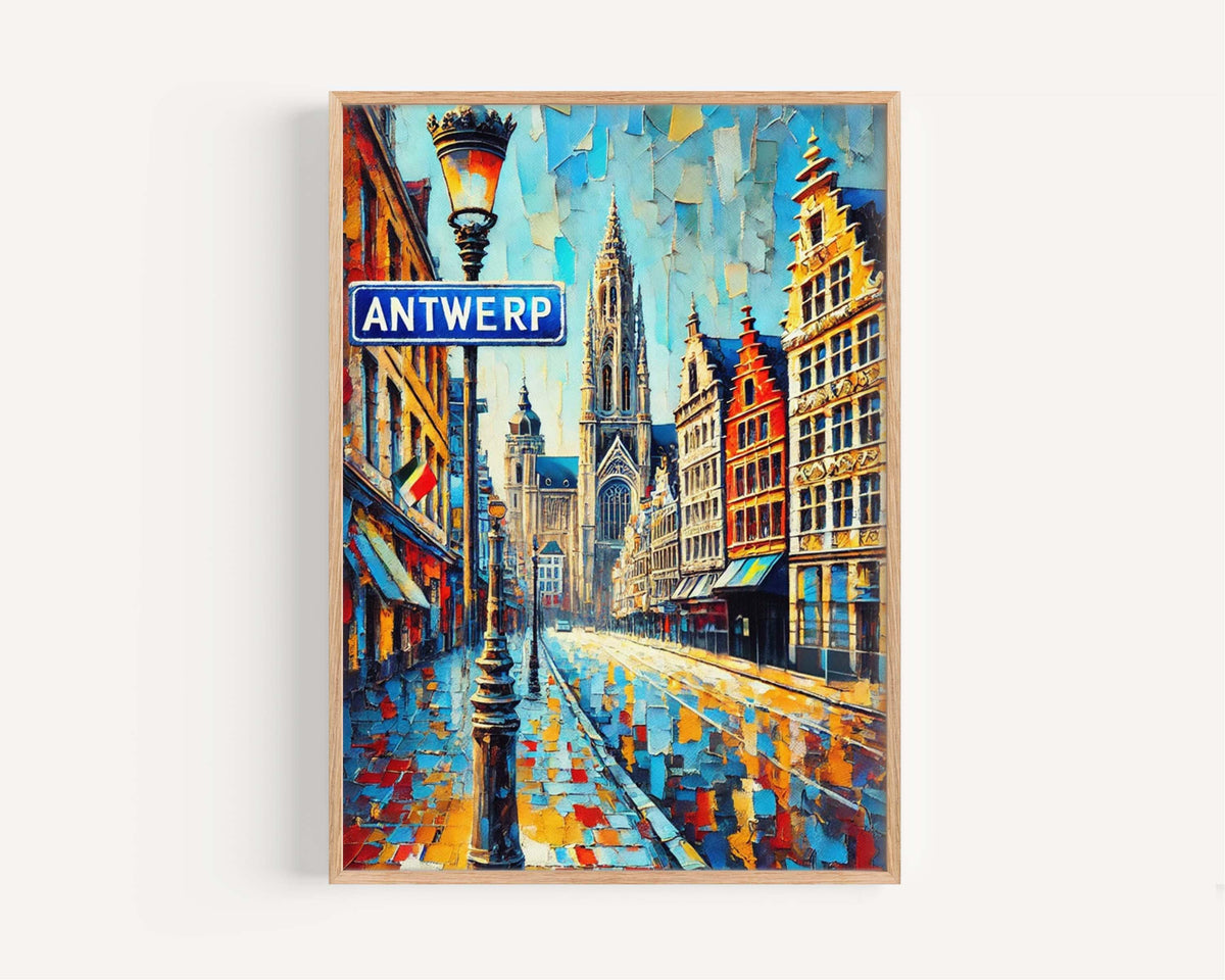 Antwerp Map Print - Antwerp, Belgium