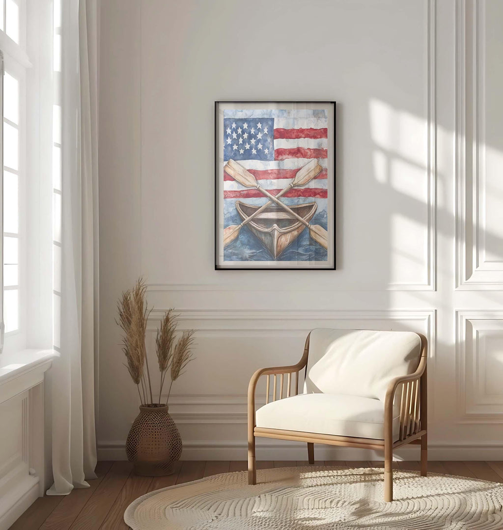 Boat Poster Vintage - United States