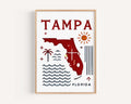 Tampa Wall Art Decor - Tampa, Florida, USA
