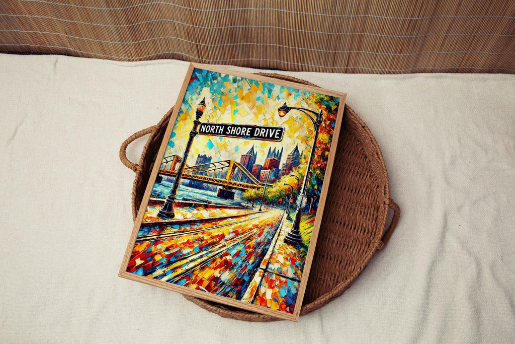 North Shore Drive Wall Art - Pittsburgh, Pennsylvania, USA