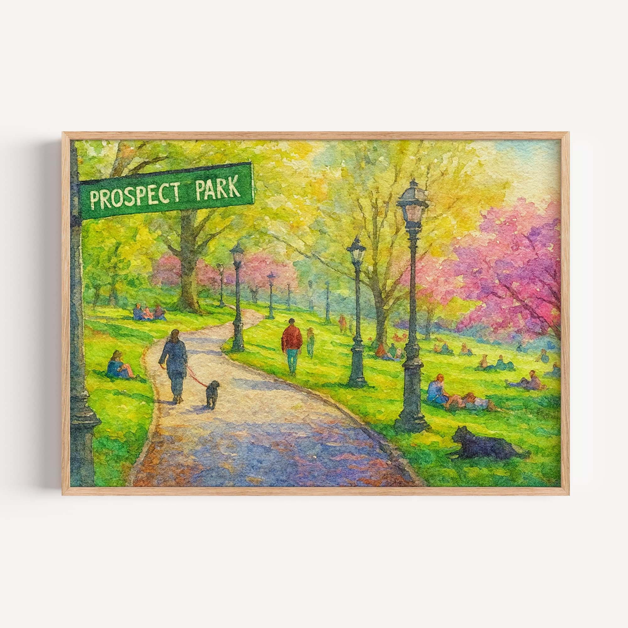 Prospect Park Wall Art - Brooklyn, New York, USA