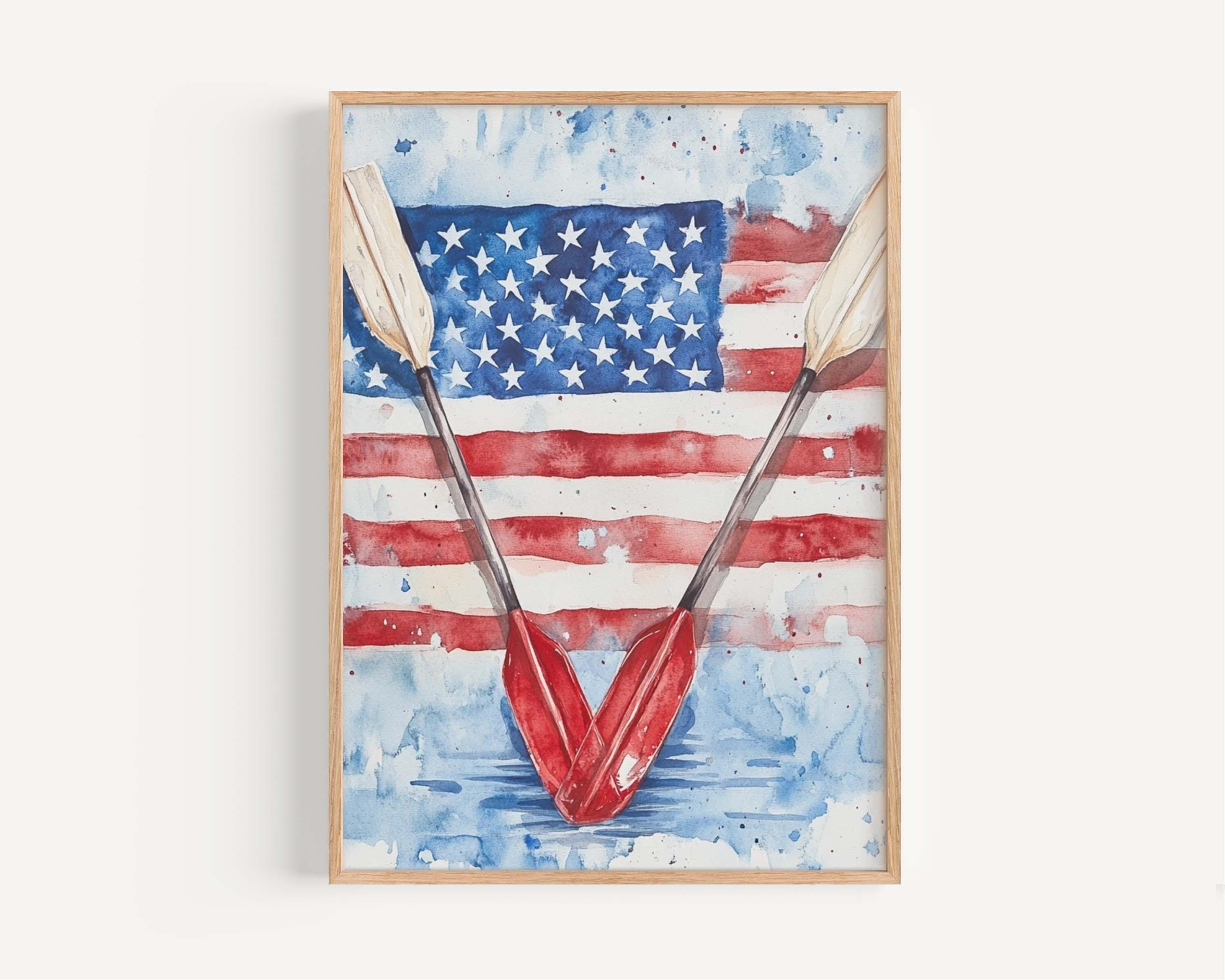 Boat Wall Art Patriotic - United States