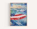 Surfing Wall Art Patriotic - United States
