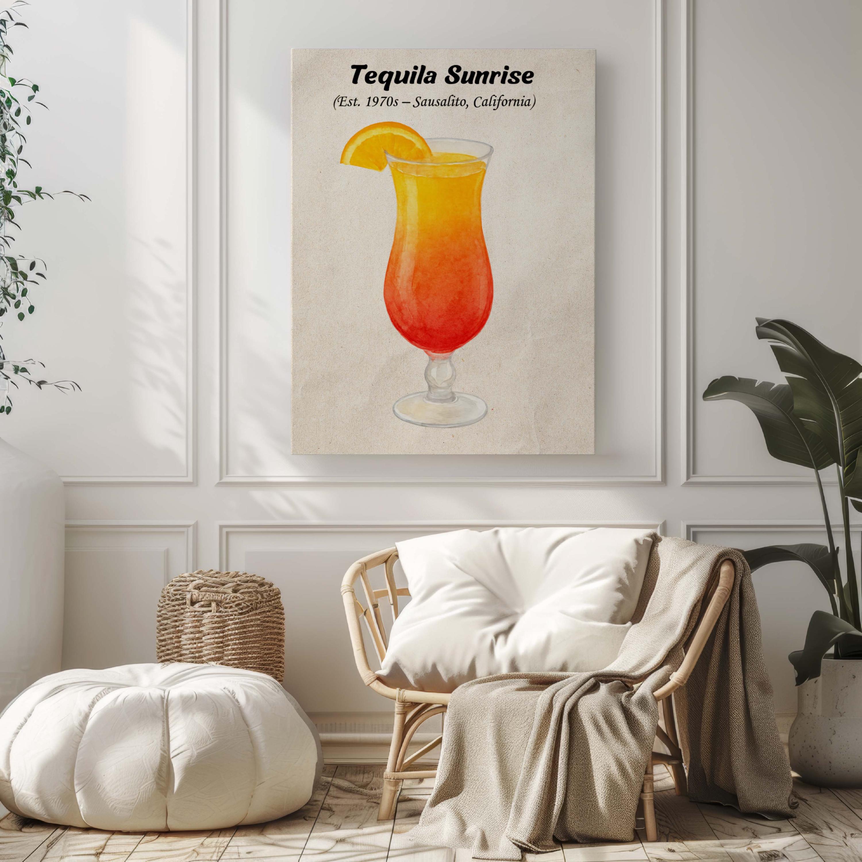 Tequila Sunrise Wall Art