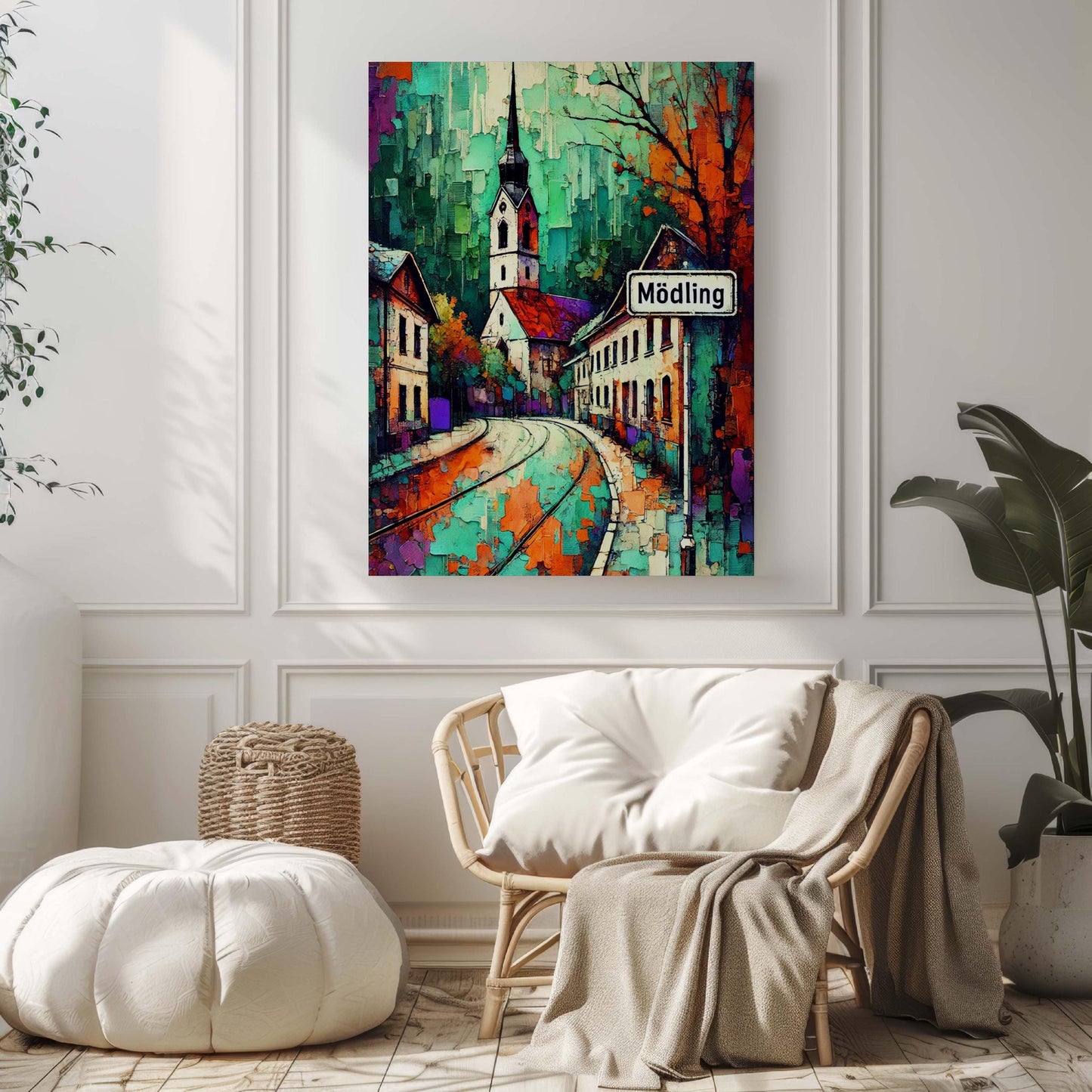 Mödling Art Print – Austria City Travel Poster, European Wall Art, Housewarming Gift, Mödling Austria Home Decor, Travel Wall Decor