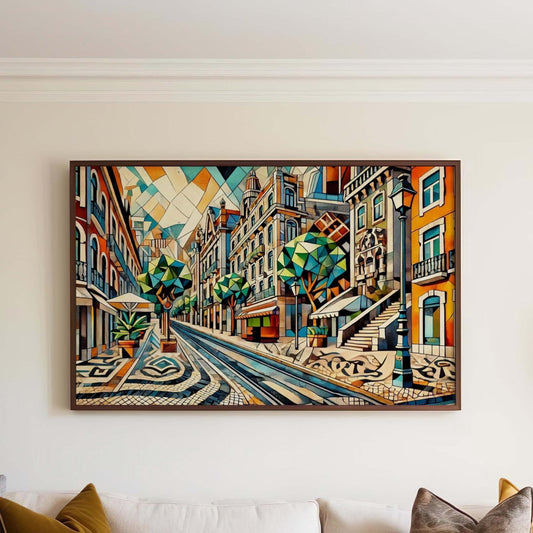 Avenida da Liberdade Wall Art, Lisbon Print, Portugal Travel Poster, Housewarming Gift, Portugal Artwork, Travel Decor