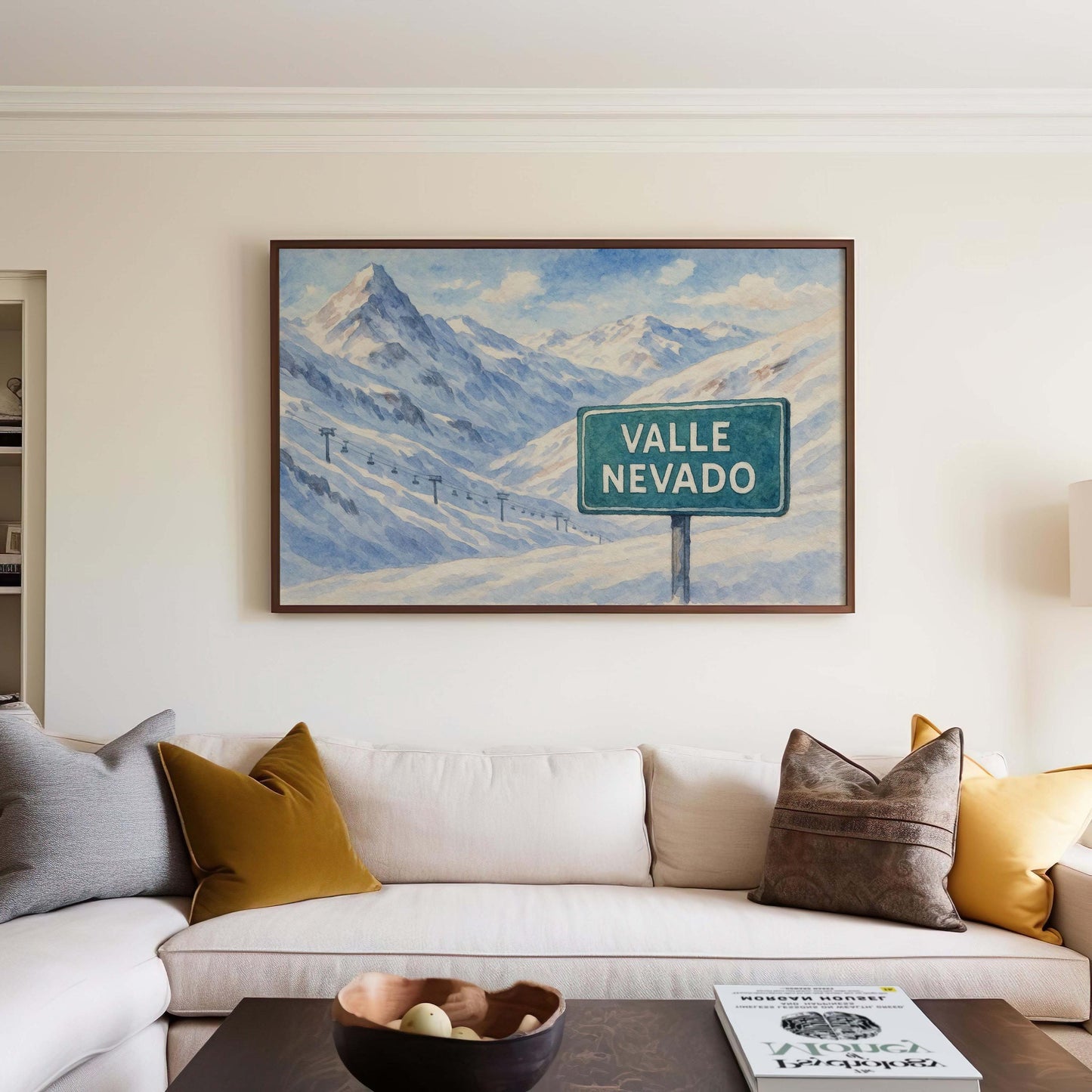 Valle Nevado Ski Resort Print