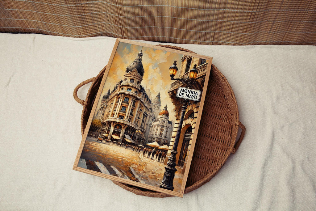 Avenida De Mayo Wall Art Decor - Buenos Aires, Argentina