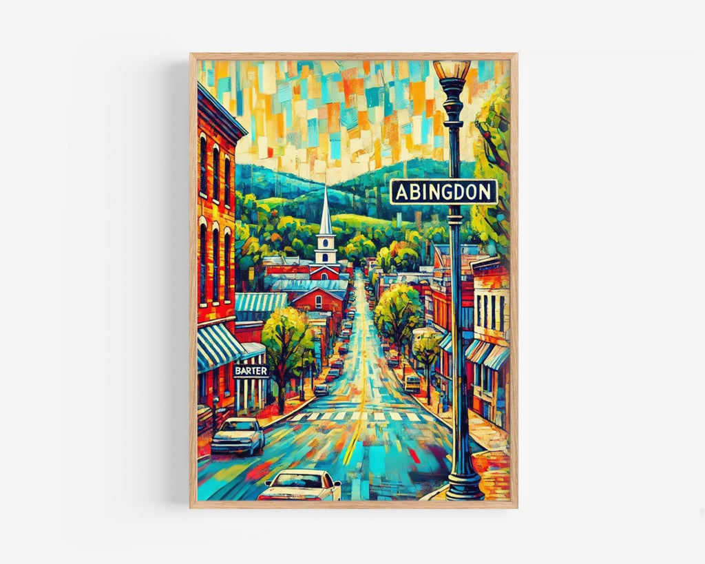 Abingdon Wall Art - Abingdon, Virginia, USA
