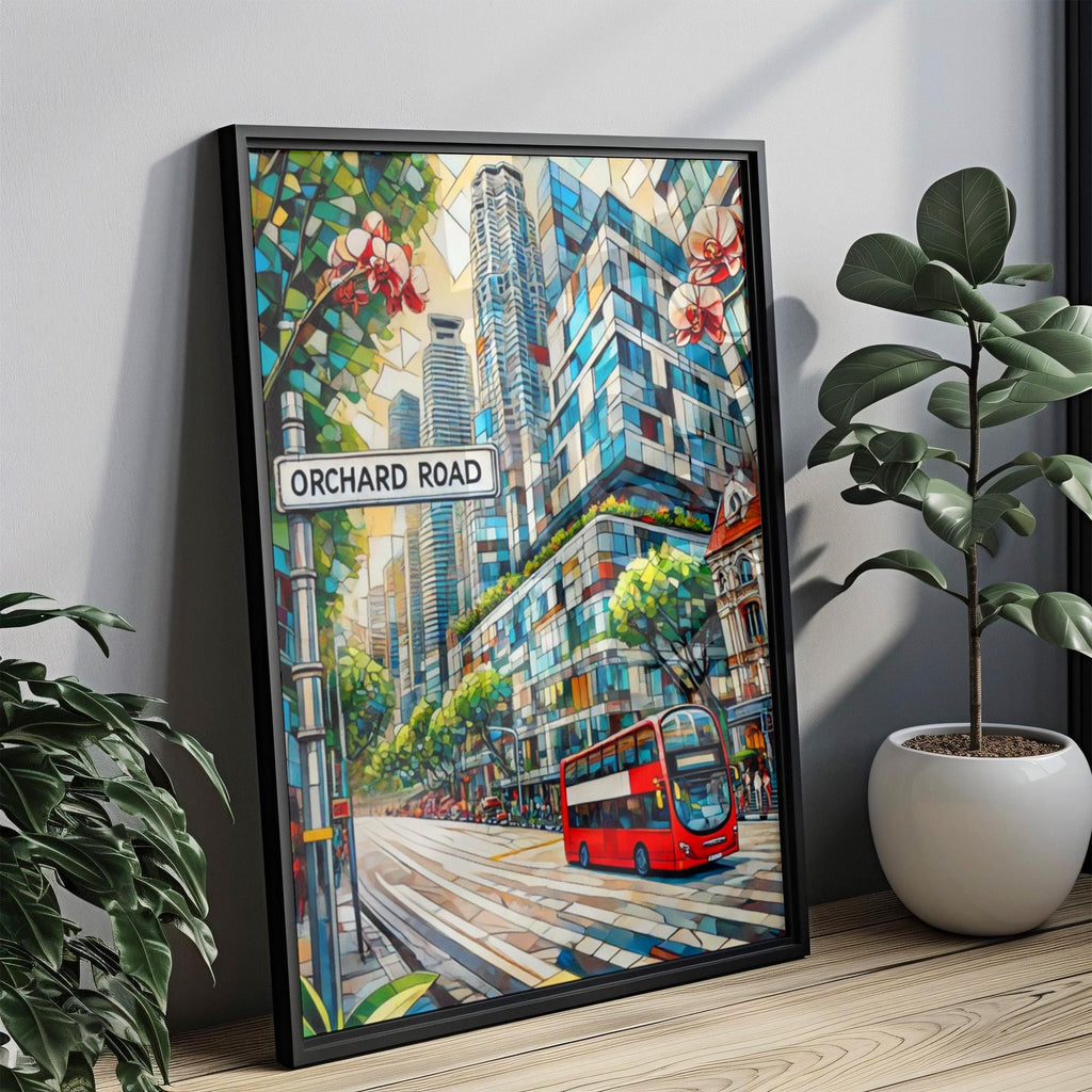 Orchard Road Wall Art Modern - Singapore