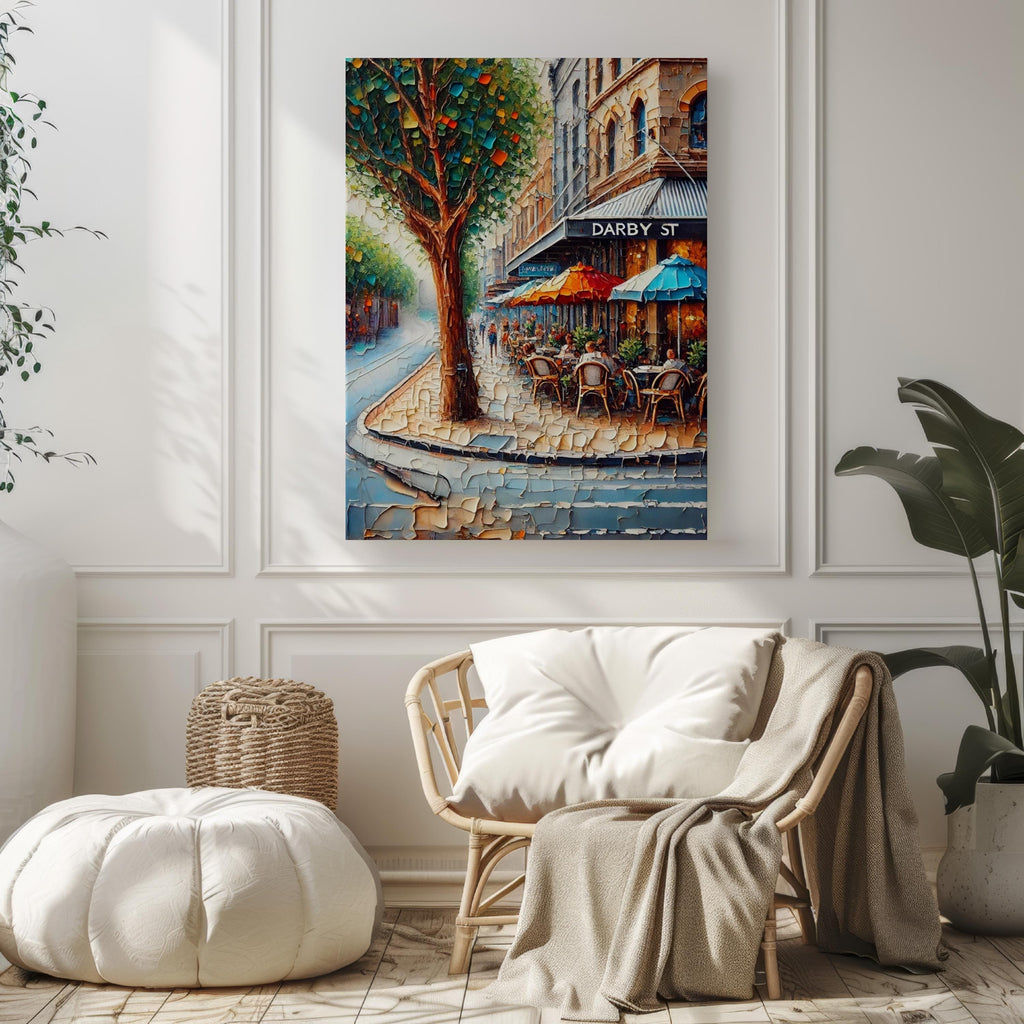 Newcastle Darby St Travel Australian Newcastle Wall Art Print – Newcastle Darby St Travel Australian Newcastle, Australia, Oceania