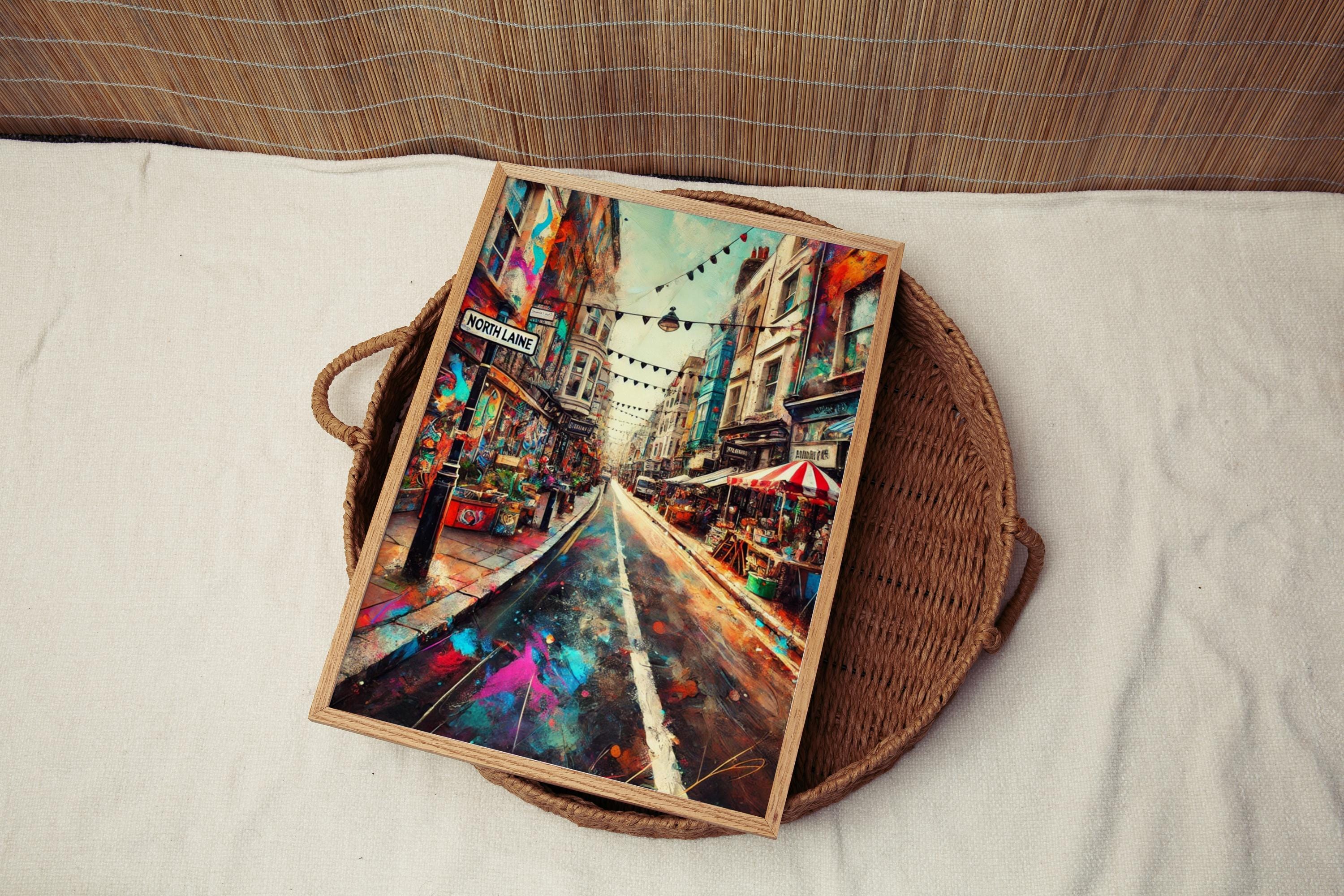 North Laine Print - Brighton, United Kingdom