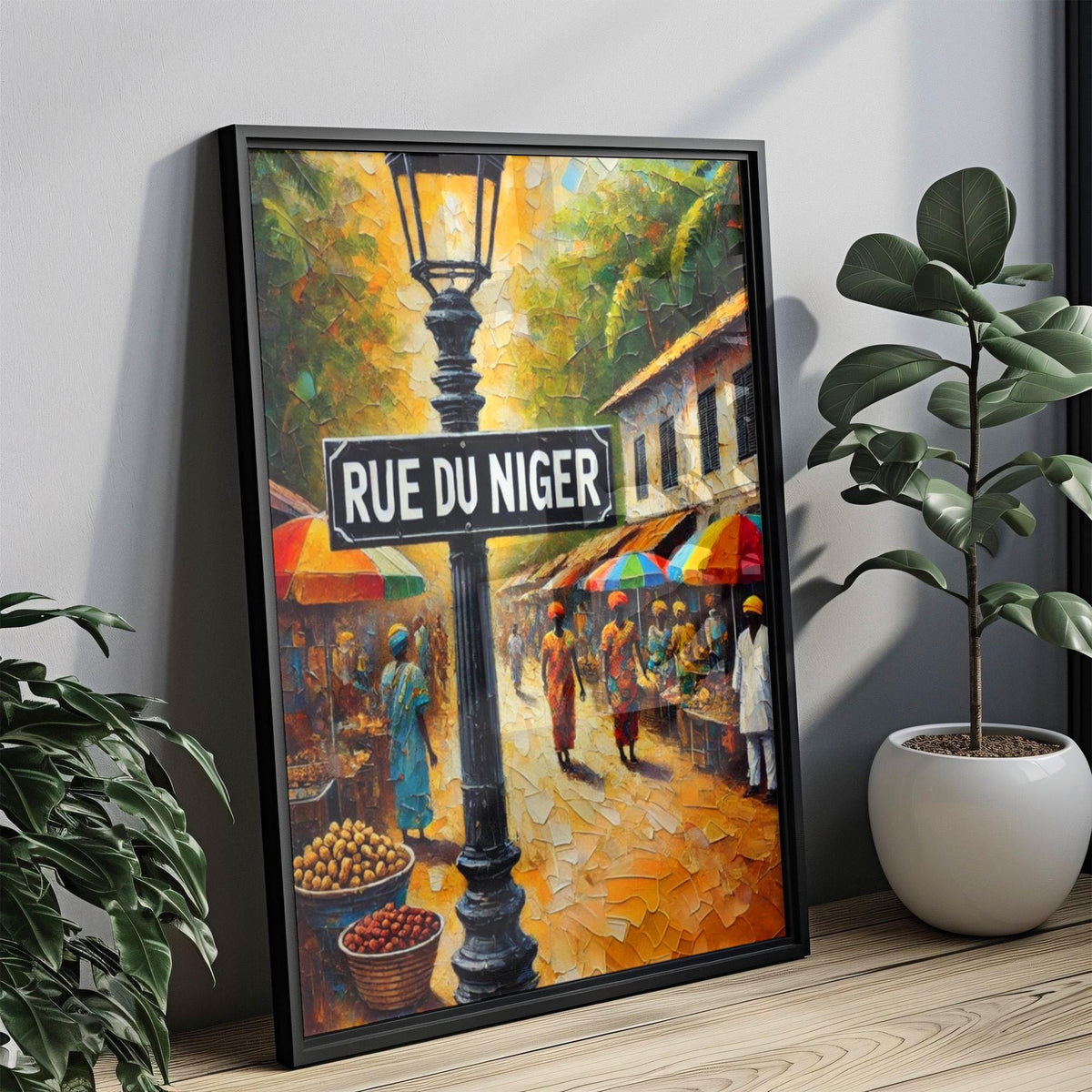 Rue Du Niger Wall Art - Conakry, Guinea