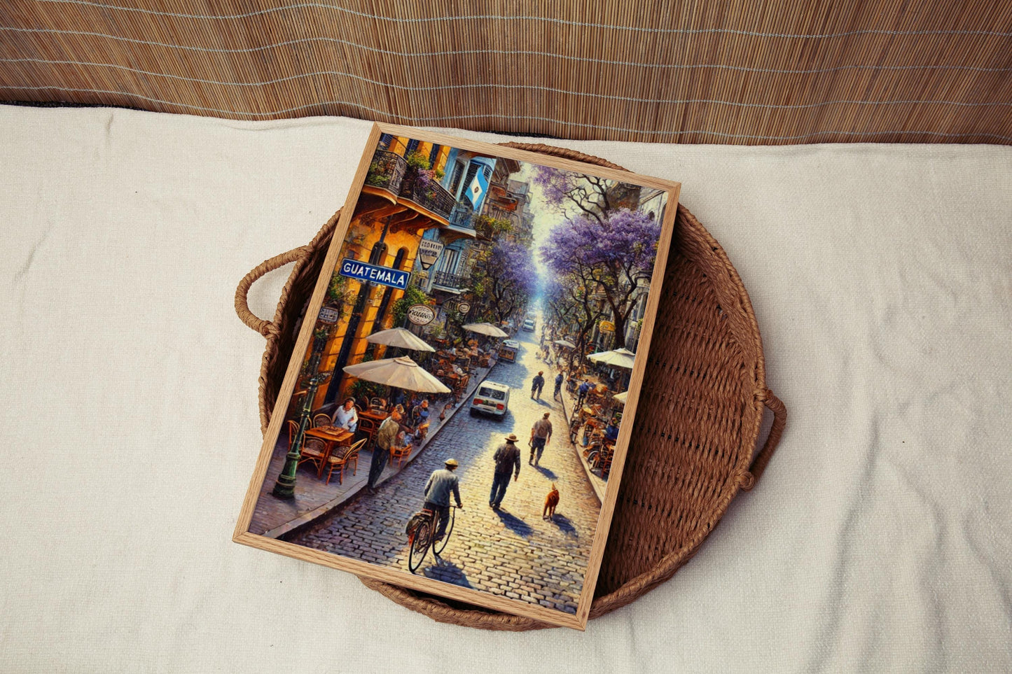 Buenos Aires Art Print: Guatemala Street Scene, Palermo District