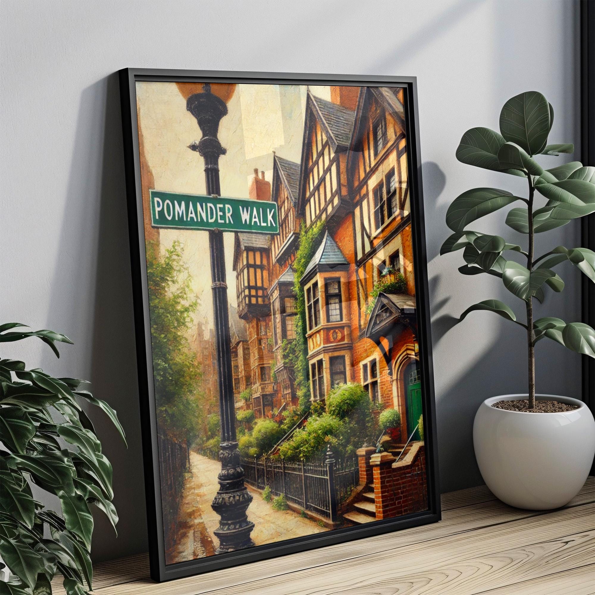 Pomander Walk Print - New York City, New York, USA