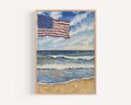 Beach Wall Art Patriotic - United States