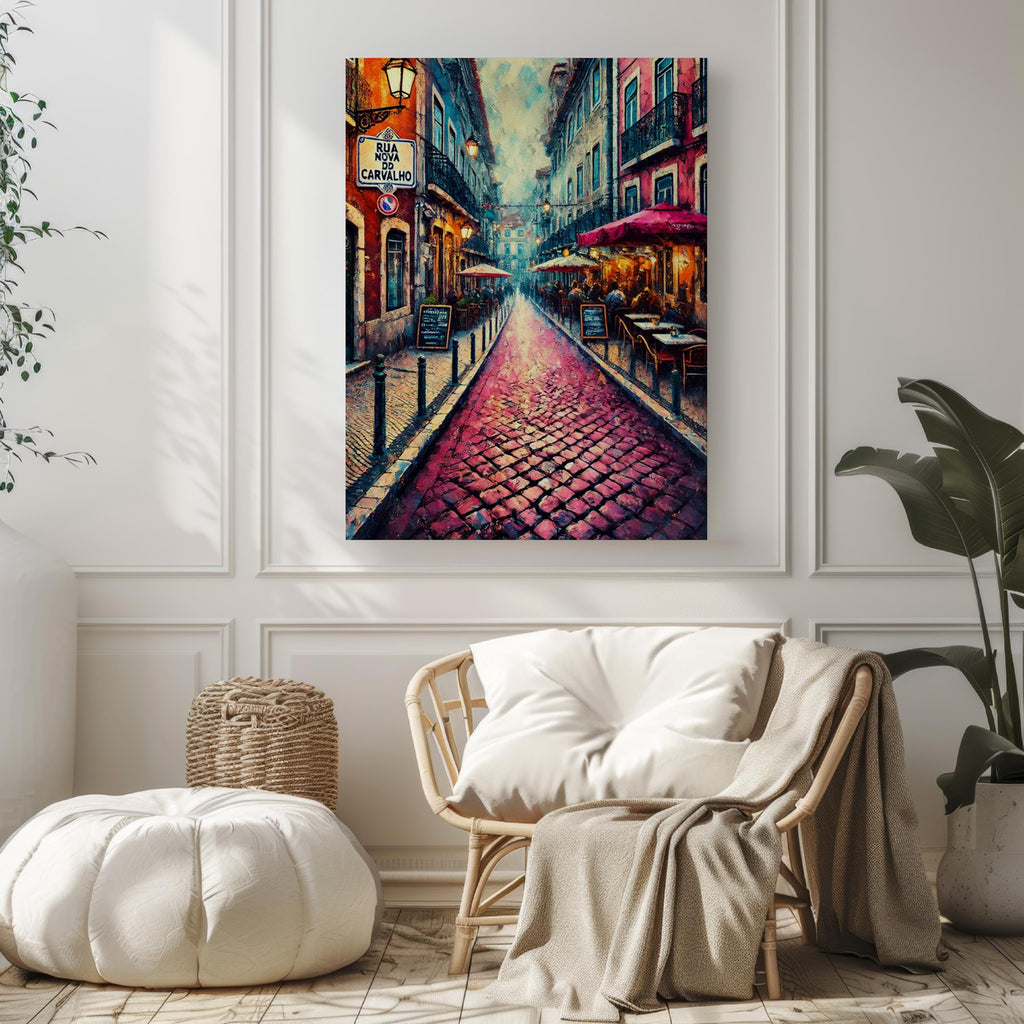 Rua Nova Do Carvalho Print - Lisbon, Portugal