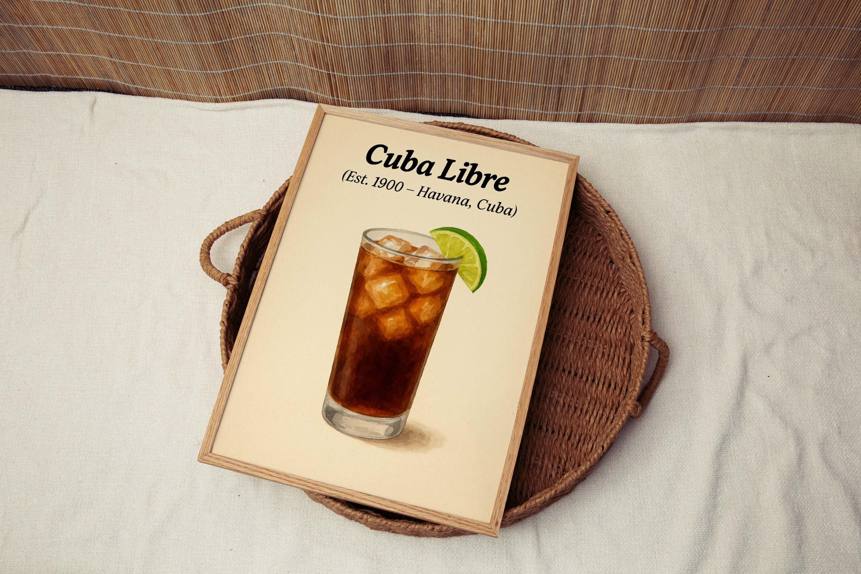 Cuba Libre Print Vintage - Havana, Cuba