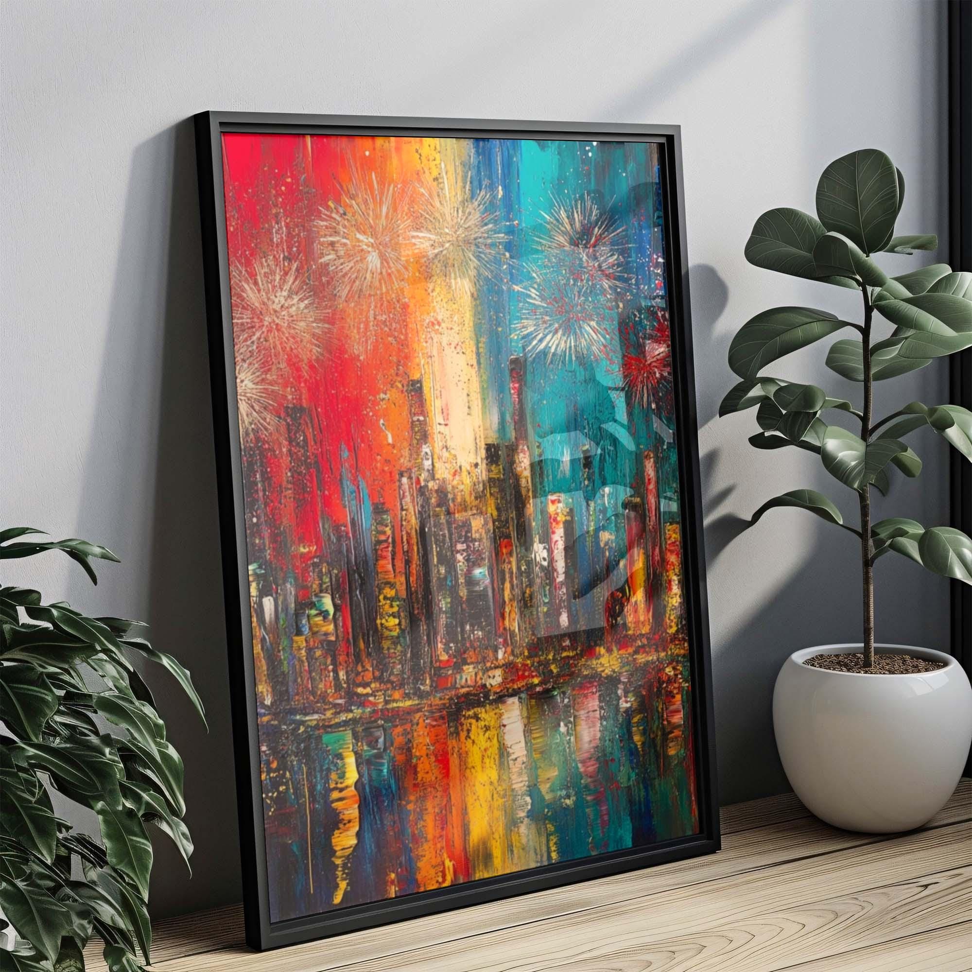 City Skyline Print Modern - United States