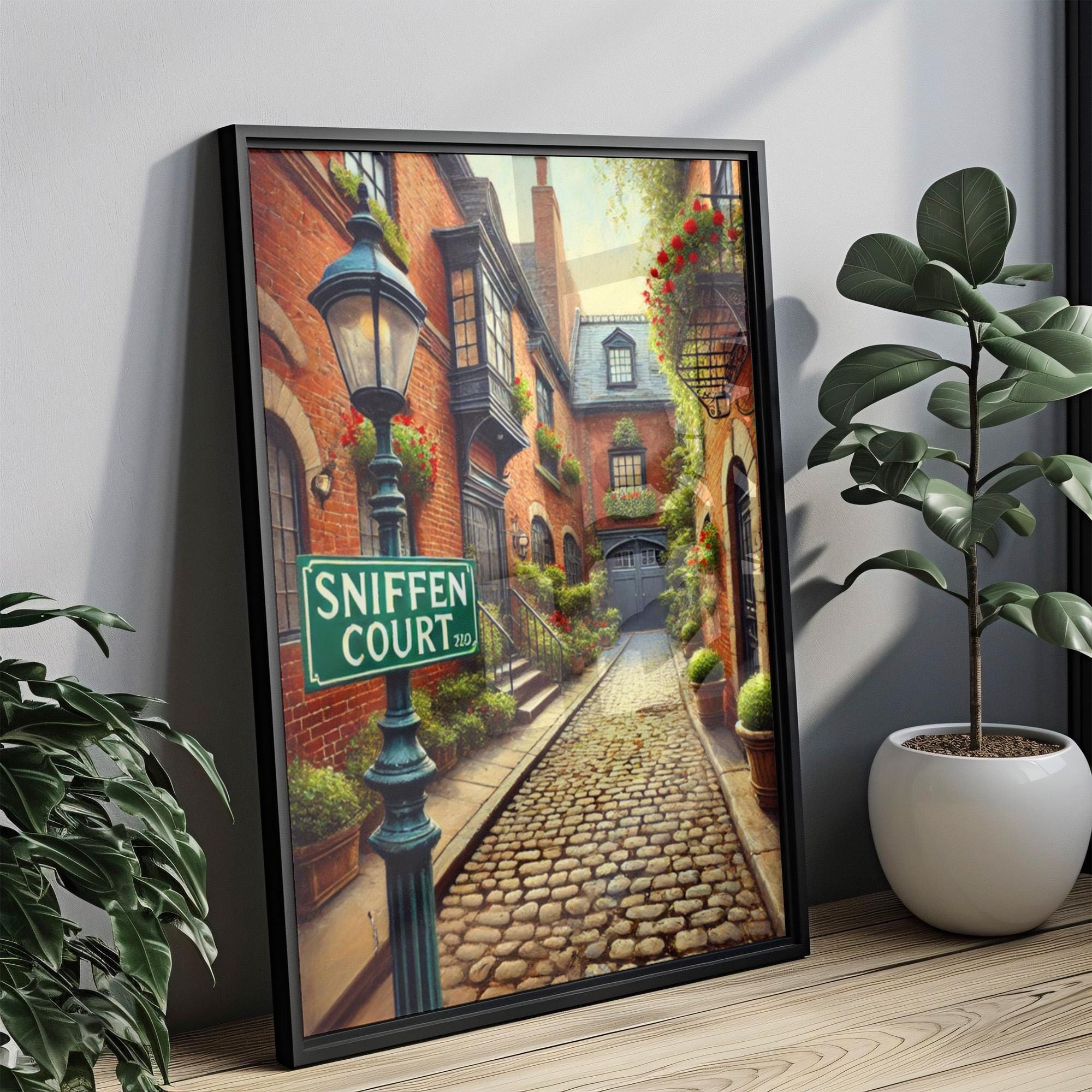 Sniffen Court Wall Art - New York, New York, USA