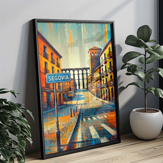 Segovia Art Print - Spain City Wall Art, Travel Poster, European Home Decor, Housewarming Gift, Segovia Travel Print, Spain Artwork