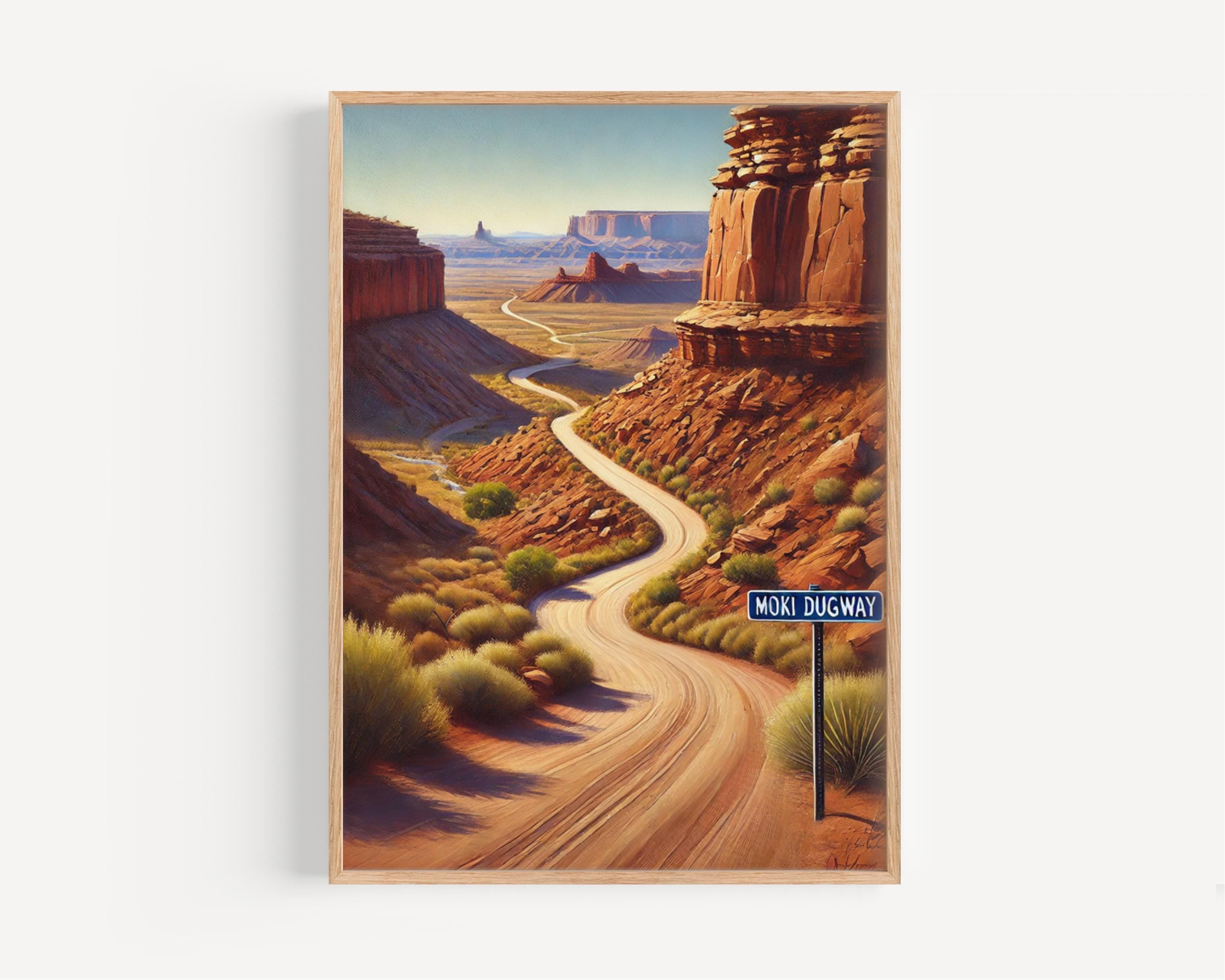 Moki Dugway Wall Art Decor - Utah, USA