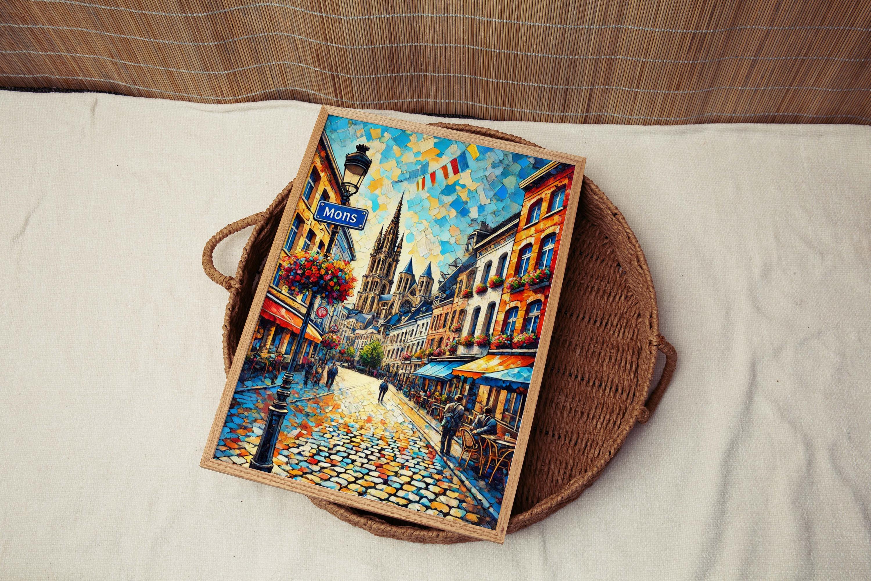 Mons Wall Art Decor - Mons, Belgium