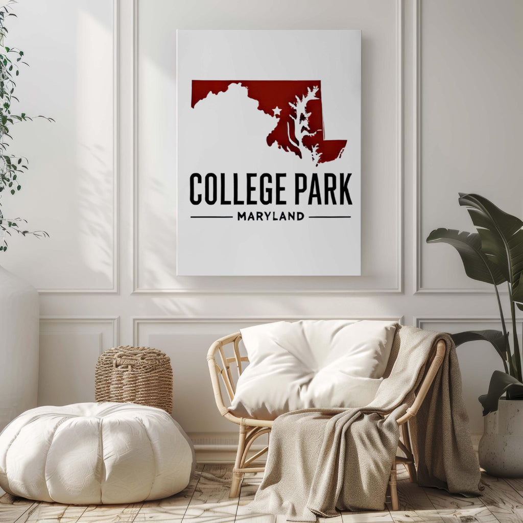 College Park Wall Art - College Park, Maryland, USA