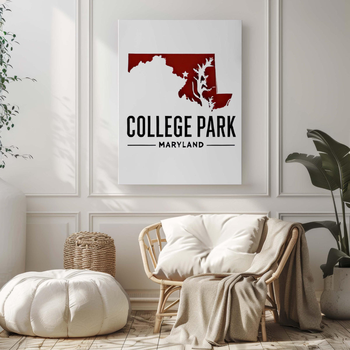 College Park Wall Art - College Park, Maryland, USA