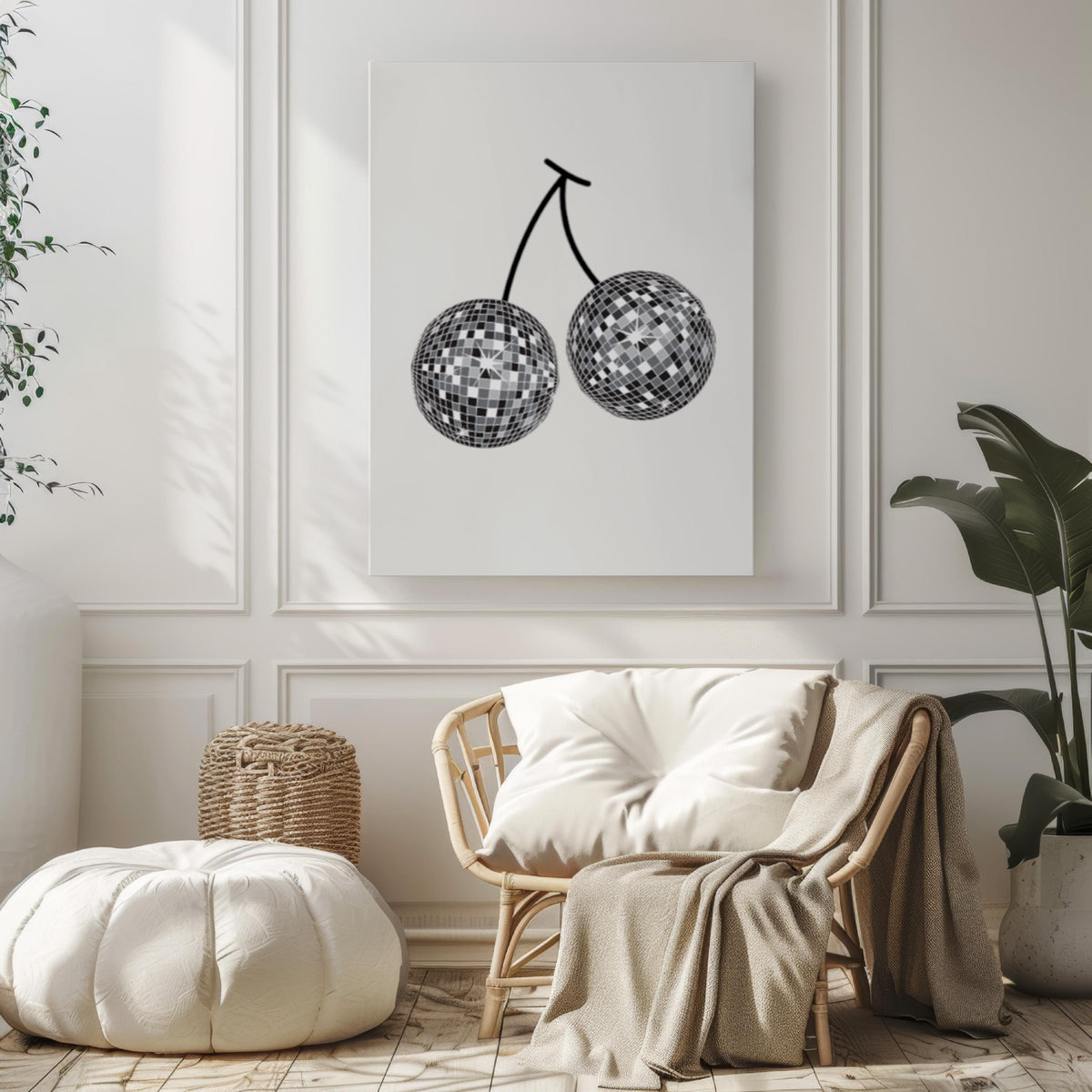 College Disco Wall Art Retro Dorm Decor