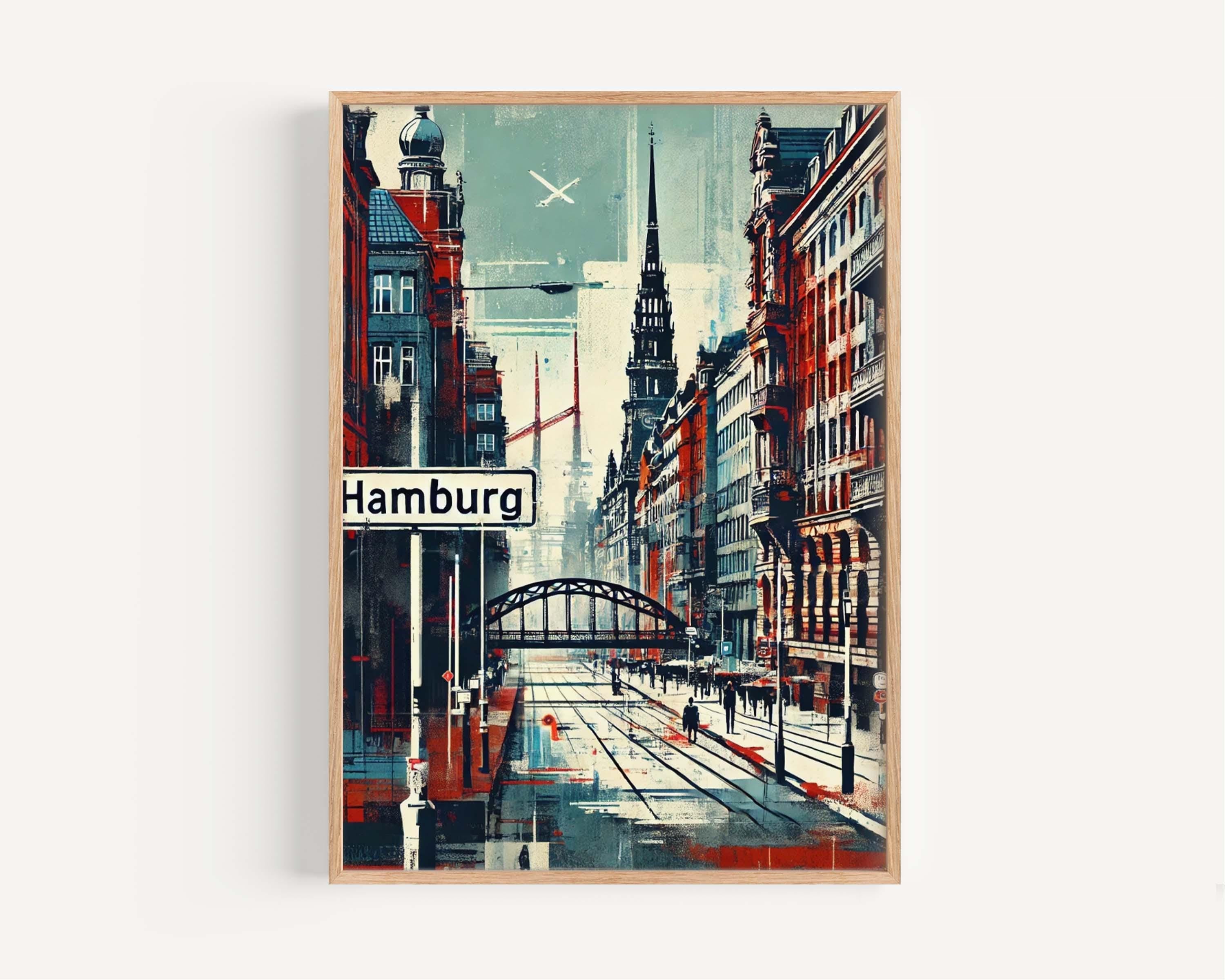 Hamburg Art Print Modern - Hamburg, Germany