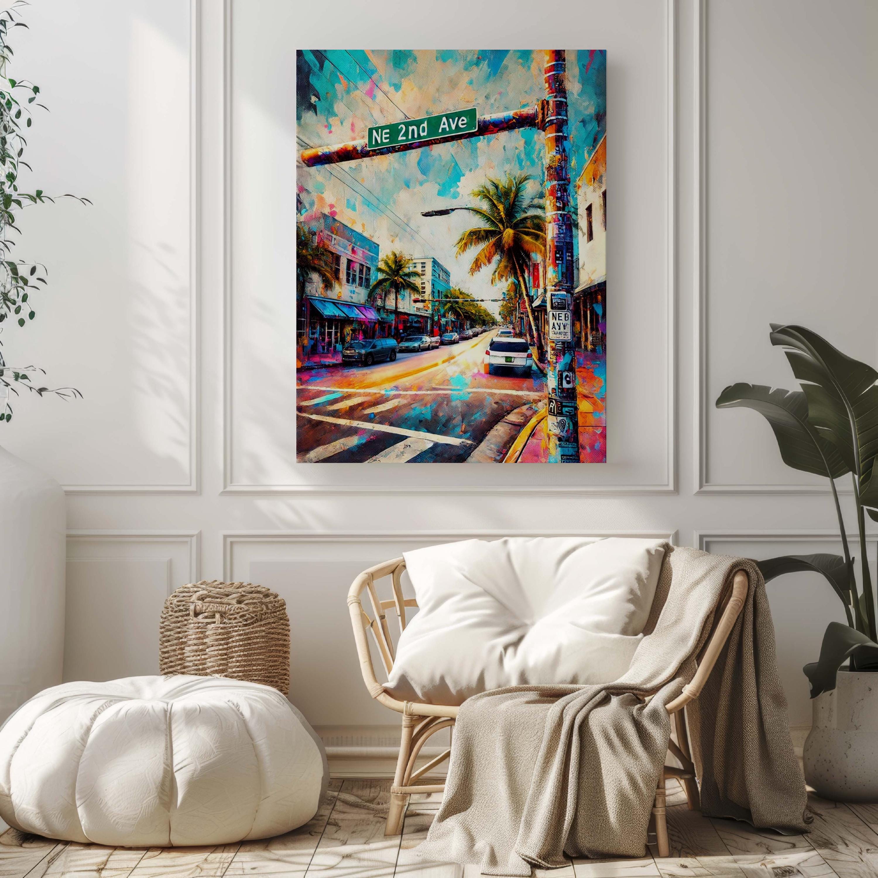 NE 2nd Ave Print Modern - Miami, Florida, USA