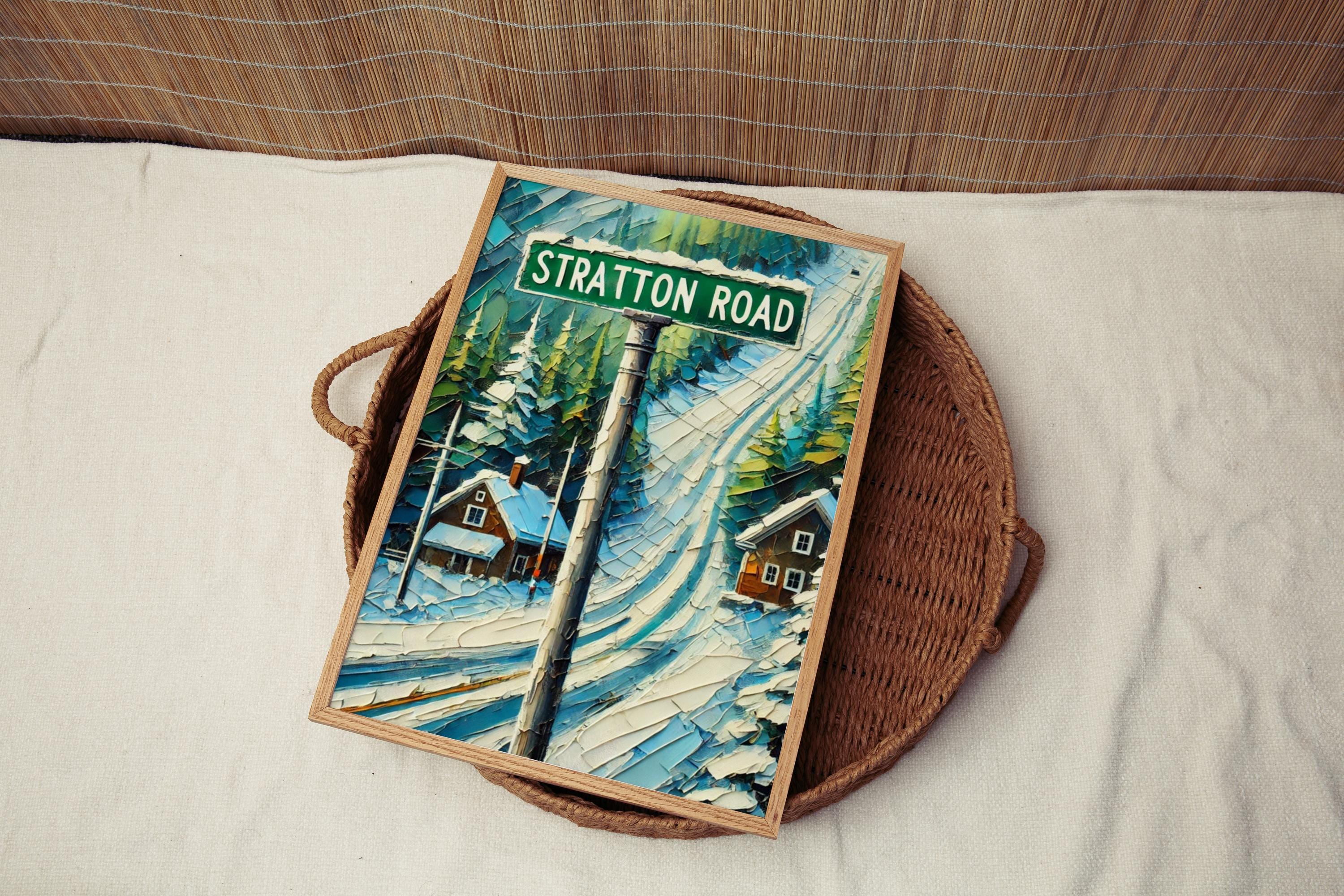 Stratton Road Print - Rutland, Vermont, USA