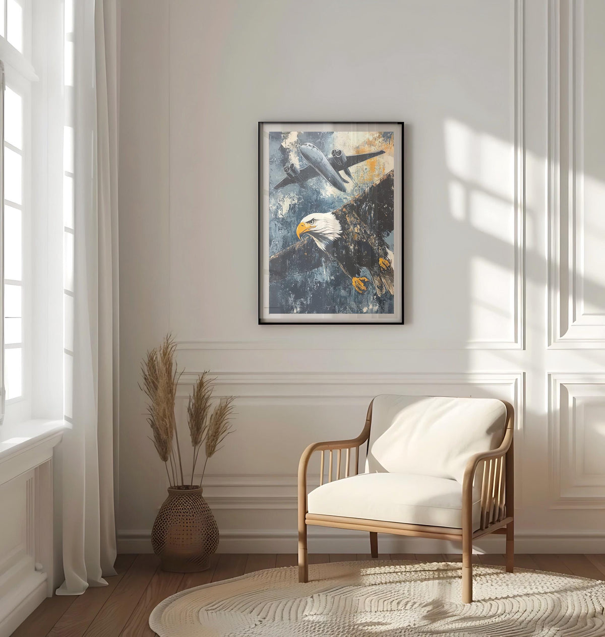 American Eagle Abstract Wall Art - United States
