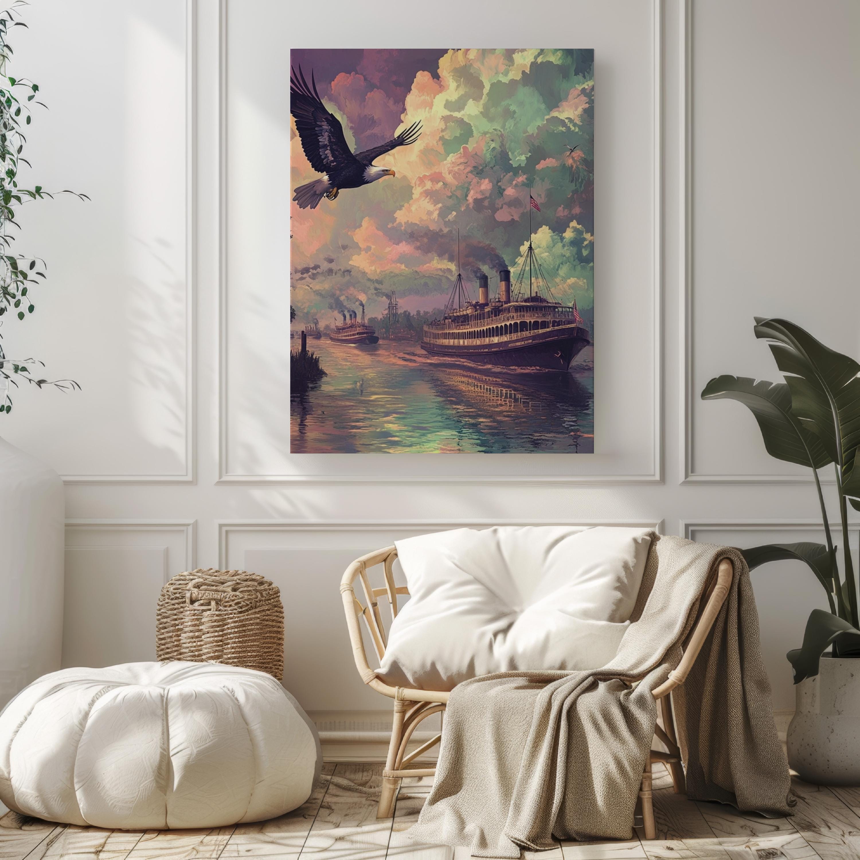 Vintage Boat Wall Art - United States