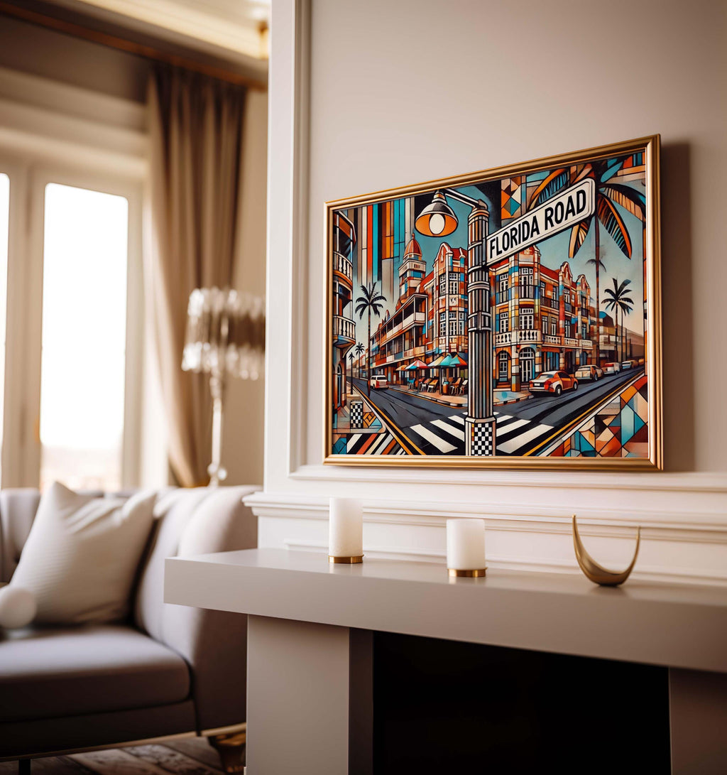 Florida Road Print - Durban, South Africa