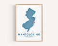 Mantoloking Print Coastal - Mantoloking, New Jersey, USA