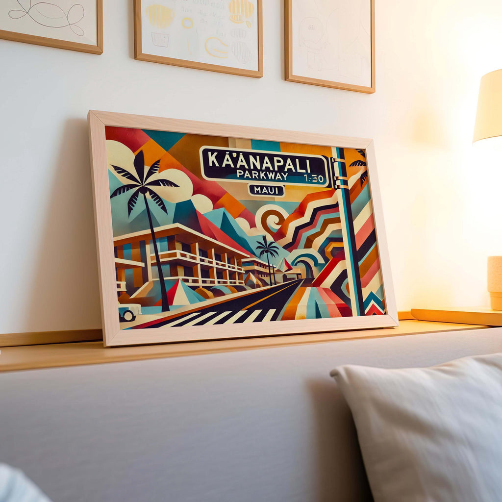 Kaanapali Parkway Print - Maui, Hawaii, USA