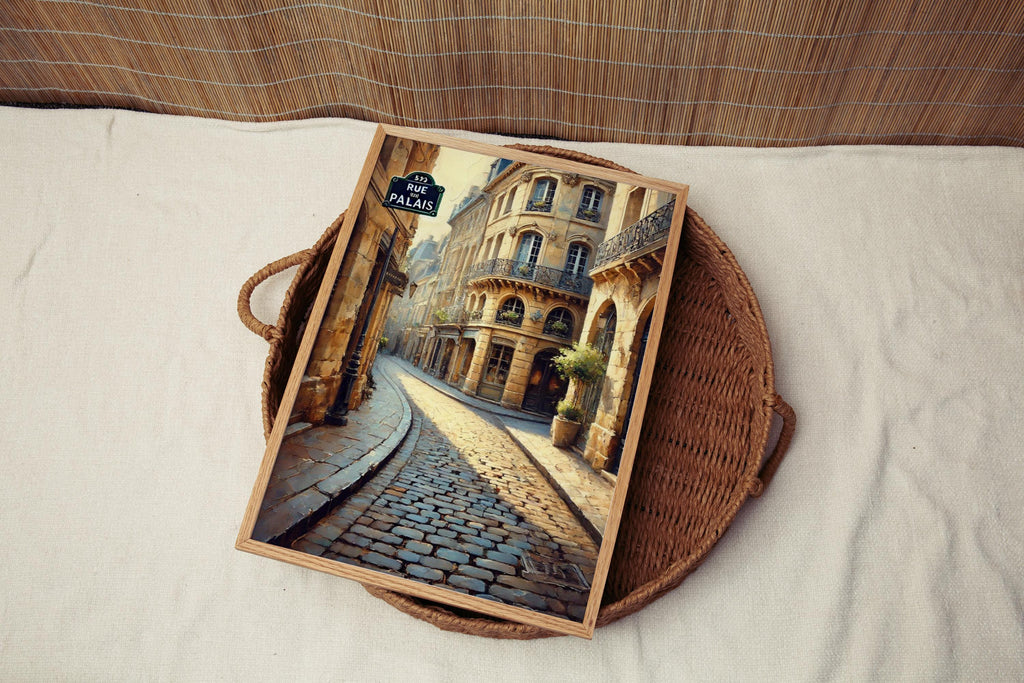 Rue Du Palais Print - Nancy, France