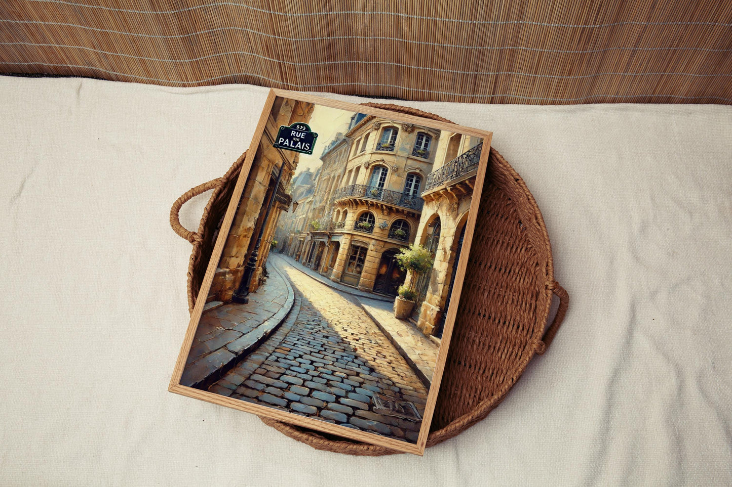 Nancy France Street Art Print: Rue du Palais Travel Poster