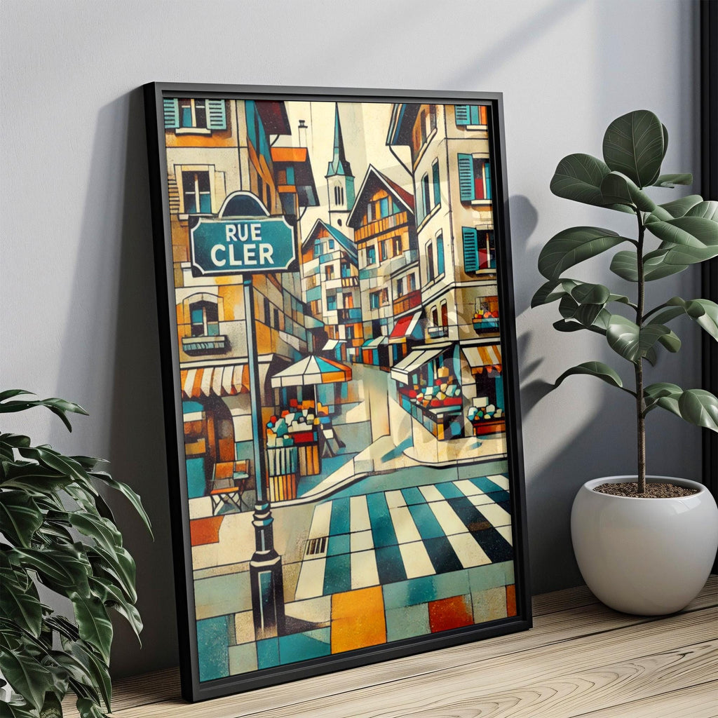 Rue Cler Print - Paris, France