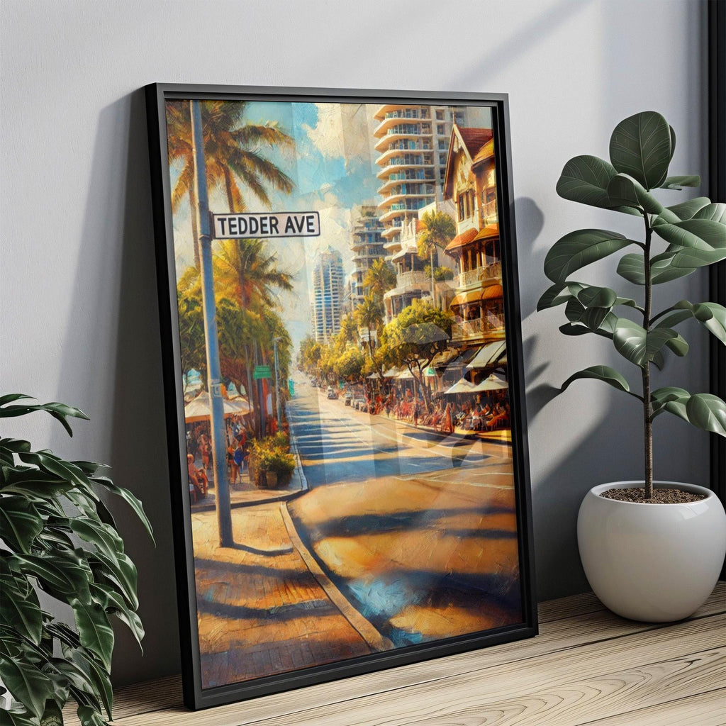 Tedder Ave Wall Art Coastal - Gold Coast, Australia