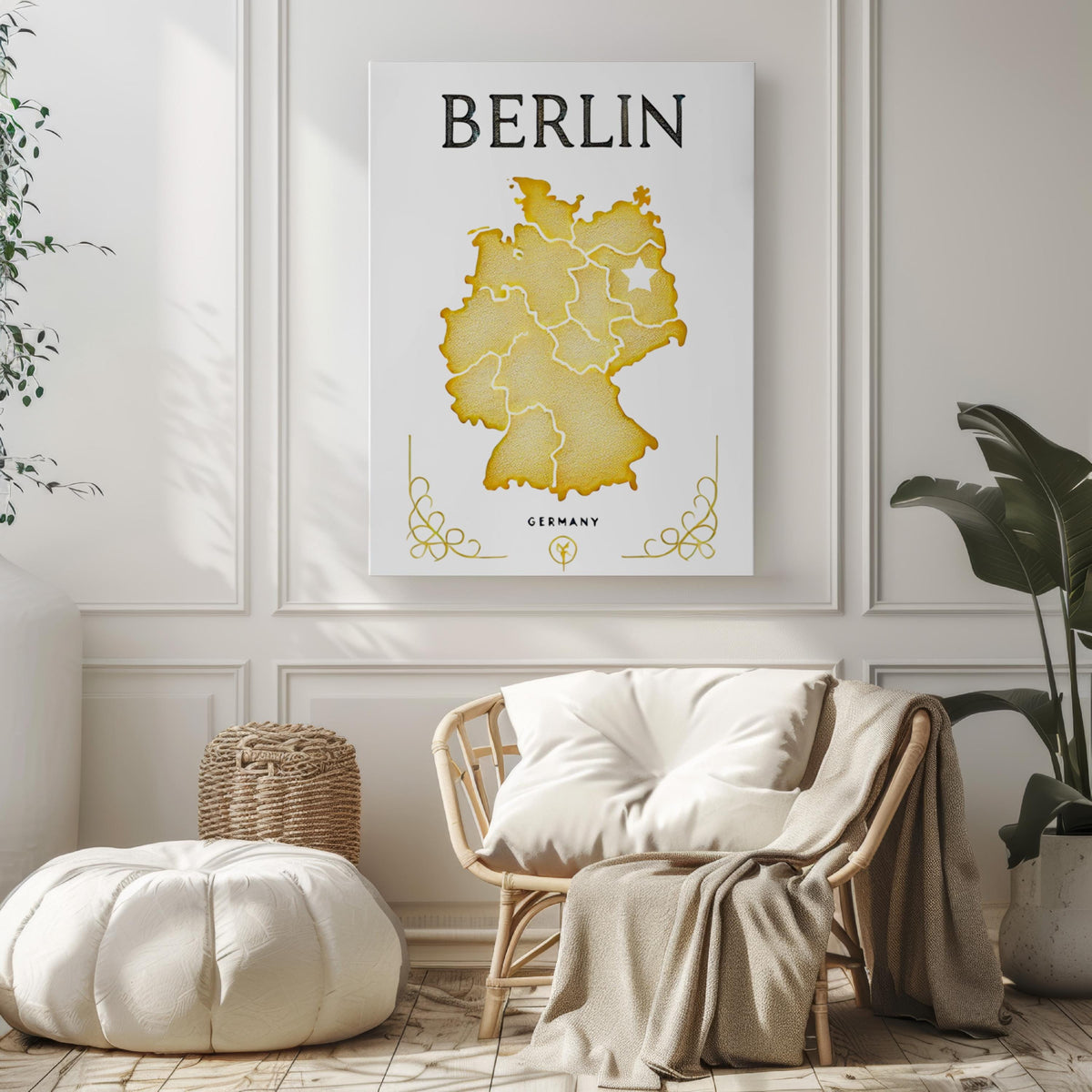 Berlin Wall Print Modern - Berlin, Germany