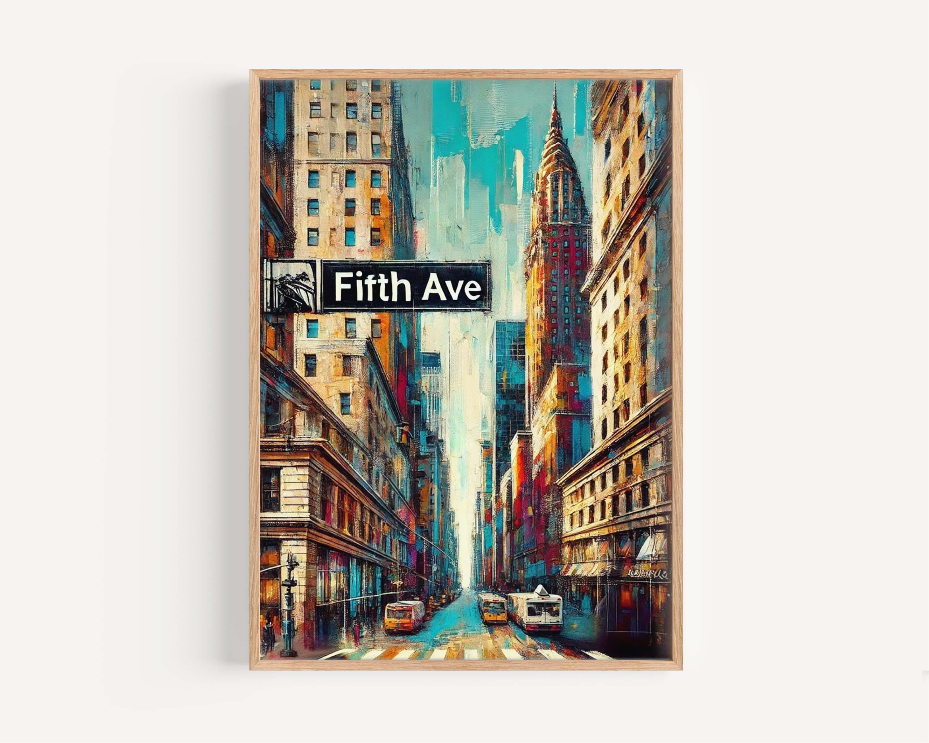 Fifth Avenue Print - Manhattan, New York, USA