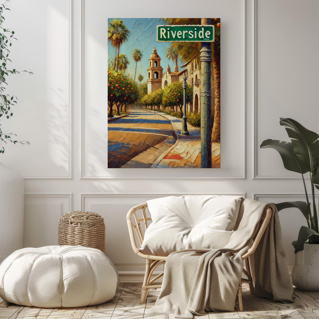 Riverside Wall Art Modern - Riverside, California, USA