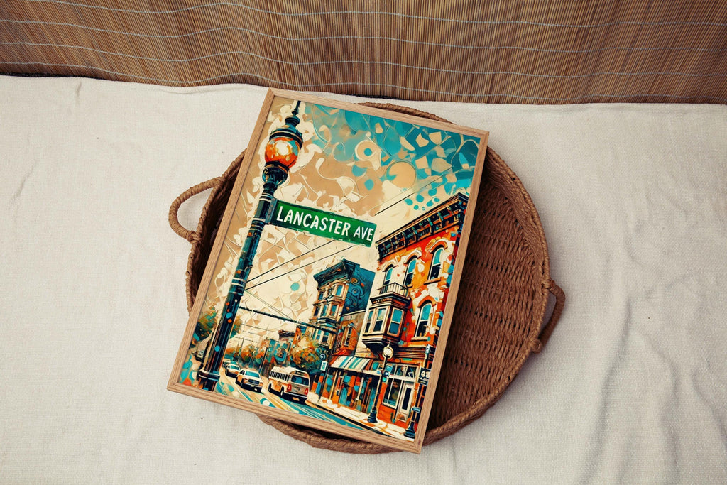 Lancaster Avenue Print - Philadelphia, Pennsylvania, USA